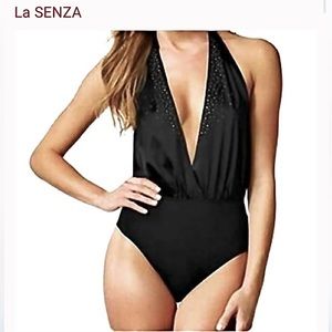 La Senza Bodysuit Lingerie Sparkly Top